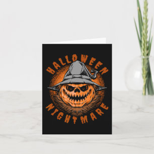 Carte Costume d'Halloween nocturne