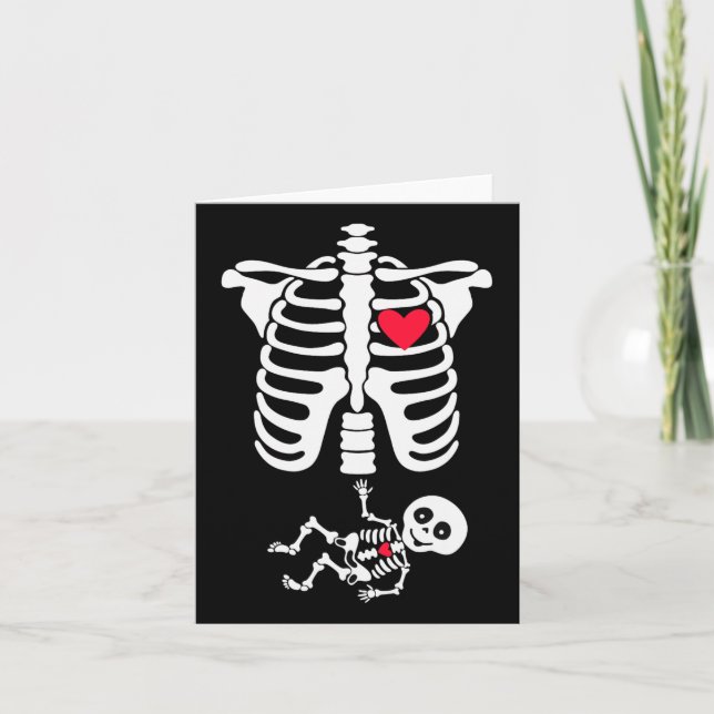 Carte Costume D'Halloween Pour Maman Enceinte À Être Squ (Devant)