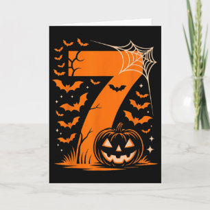 Carte Costume Halloween Homme Femme Numéro 7 Corresponda