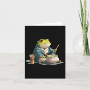 Carte Costume Japonais De Cérémonie De Thé Pour La Greno