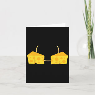 Carte Costume Soutien-Gorge Fromage Mignon Facile Nourri