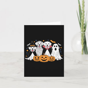 Carte Costumes De Chiens D'Halloween Pour Les Amateurs D