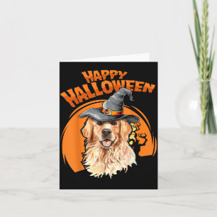Carte Costumes de Golden Retriever pour chien d'Hallowee