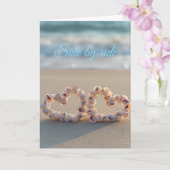 Carte Côte à côte (Orchidée)