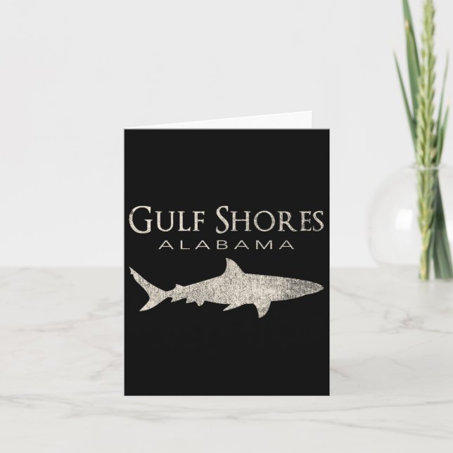 Carte Côte du Golfe Rétro Al Shark (Devant)