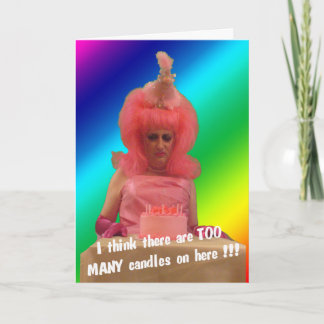 Carte Coton de Miz - gâteau d'anniversaire