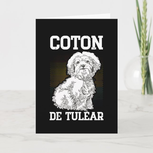 Carte Coton de Tuléar | Coton de Tulears du propriétaire (Devant)