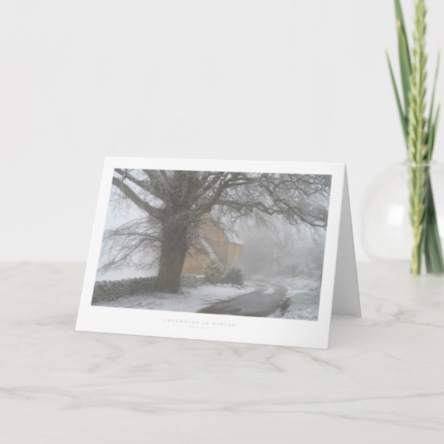 Carte Cotswolds en hiver (Devant)