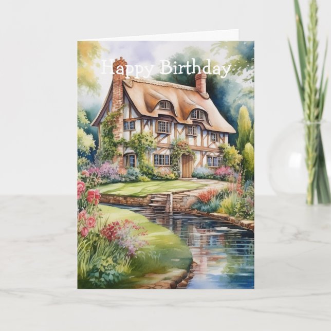 Carte Cottage Anglais (Devant)