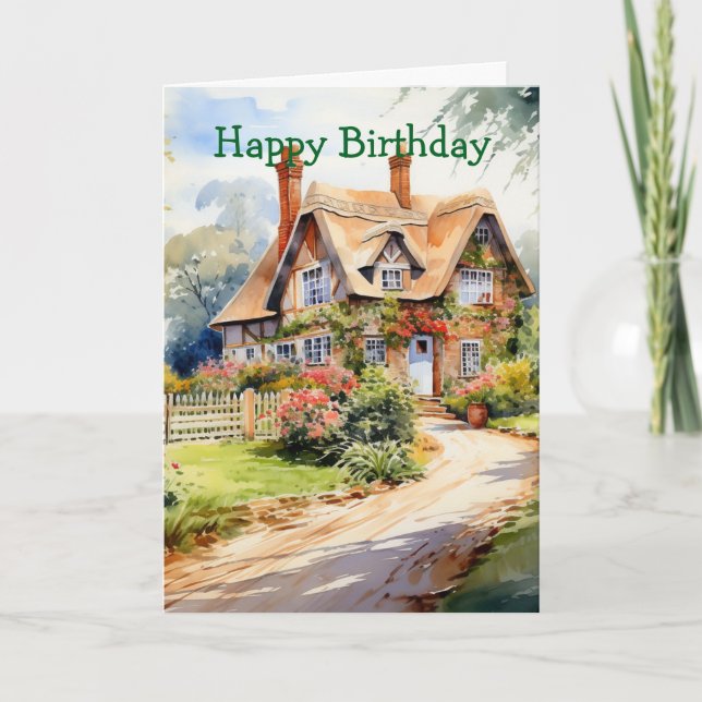 Carte Cottage anglais (Devant)