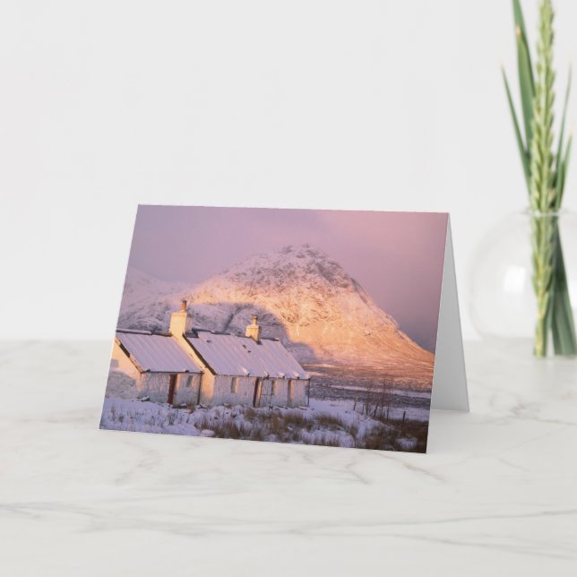 Carte Cottage Blackrock, Glencoe, Highlands, Écosse 2 (Devant)