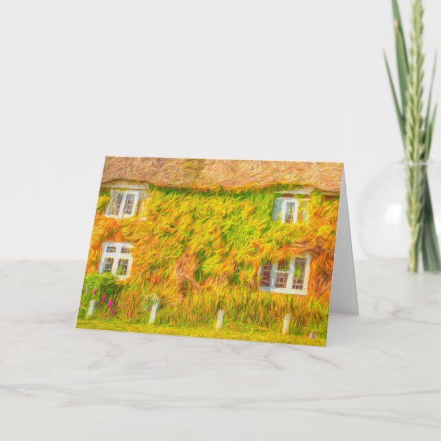 Carte Cottage de chaume Dream Art (Devant)