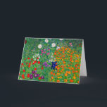 Carte Cottage Garden Gustav Klimt<br><div class="desc">Cottage Garden Gustav Klimt</div>