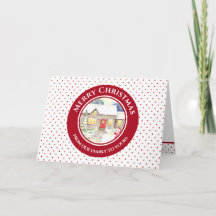 Cottage neige Joyeux Noël de notre famille