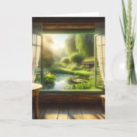 Cottagecore : Regardant un étang paisible