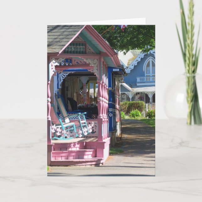 Carte Cottages dans une rangée - Martha's Vineyard (Devant)