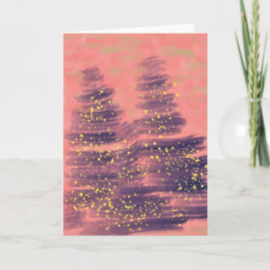 Carte Cotton Candy Vinterscape Holiday Art Card
