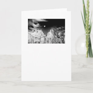 Carte Coucher de la lune au lever du soleil dans le parc