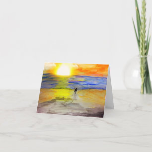 Carte Coucher de soleil