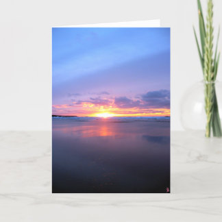 Carte Coucher de soleil