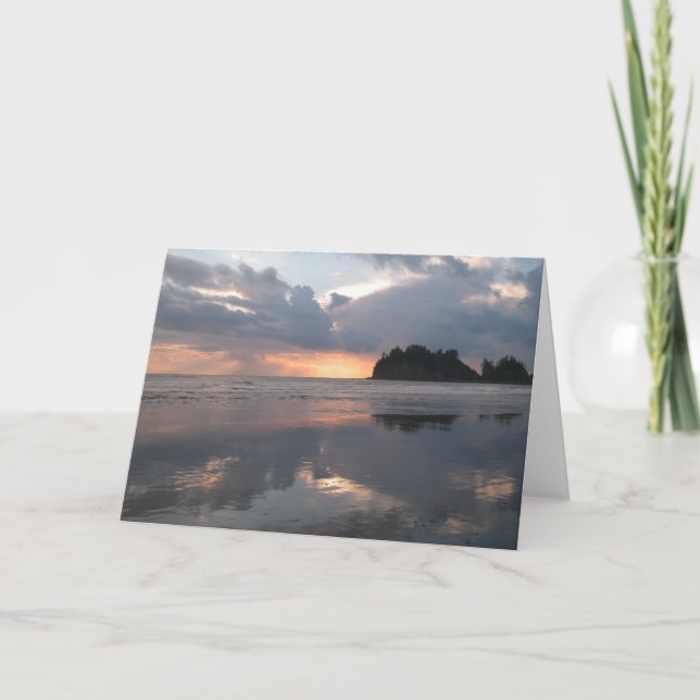 Carte Coucher de soleil à LaPush (Devant)
