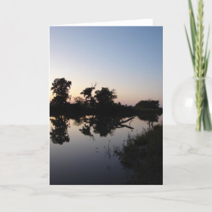 Carte Coucher de soleil au cintre