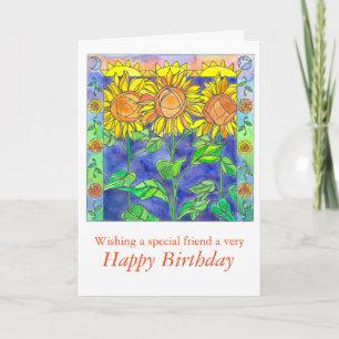 Carte Coucher de soleil Couleur de soleil Fleurs de sole