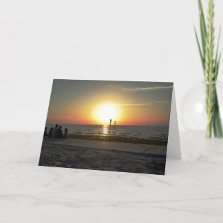 Carte Coucher de soleil de famille