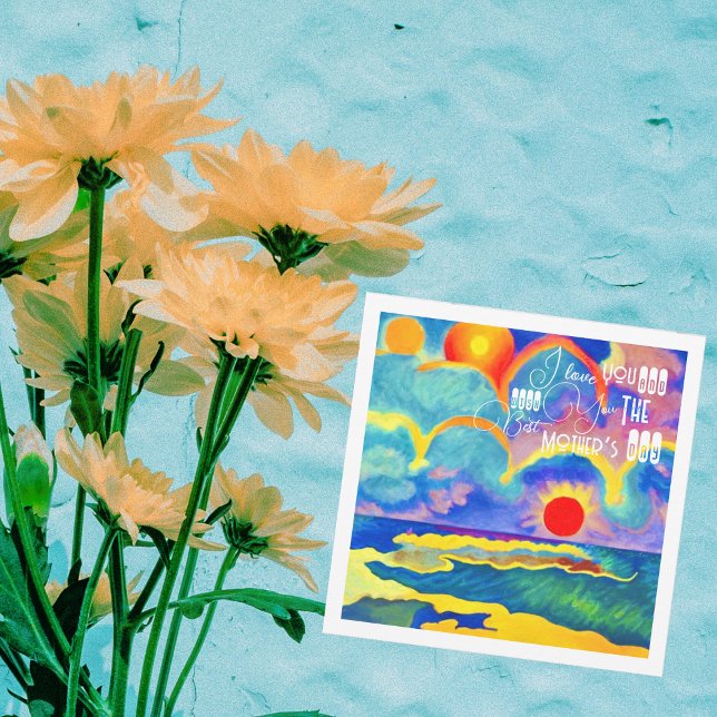 Carte Coucher de soleil de la fête des Mères (Créateur téléchargé)