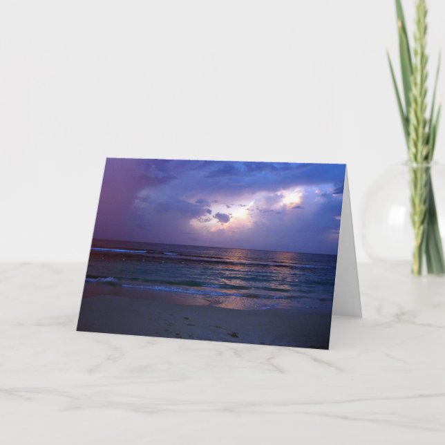 Carte Coucher de soleil jamaïcain (Devant)