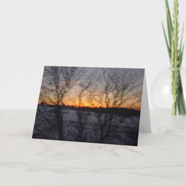 Carte Coucher de soleil n° 3 (Devant)