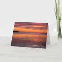 Coucher de soleil par la mer CC0156 Sympathie