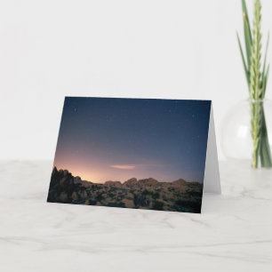 Carte Coucher De Soleil Sur Le Parc National Joshua Tree