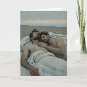 Carte Coucher de soleil sur les dunes de la plage embras