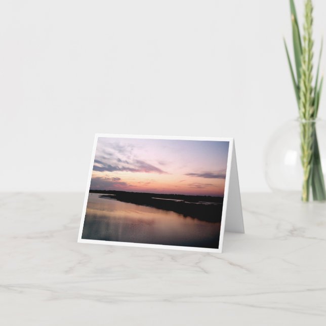 Carte Coucher de soleil sur Shelter Cove (Devant)