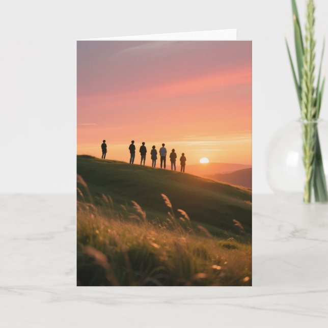 Carte Coucher du soleil (Devant)