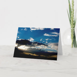 Carte Coucher du soleil au-dessus de route