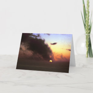 Carte Coucher du soleil d'équinoxe automnal de falaise