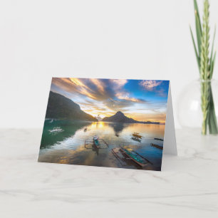 Carte Coucher du soleil en EL Nido