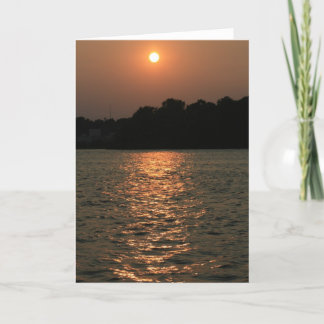 Carte Coucher du soleil sur le Delaware