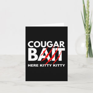Carte Cougar Bait Amusant Costume d'Halloween Femme âgée