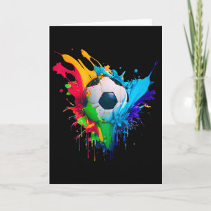 Carte Couleur Cool Football Byll Splash Amour Football A