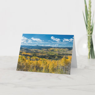 Carte Couleur d'automne dans les Flat Tops Forêt natio