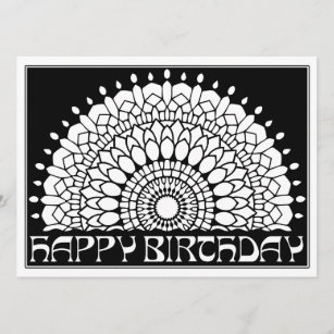 Cartes Mandalas d'anniversaire | Zazzle.fr
