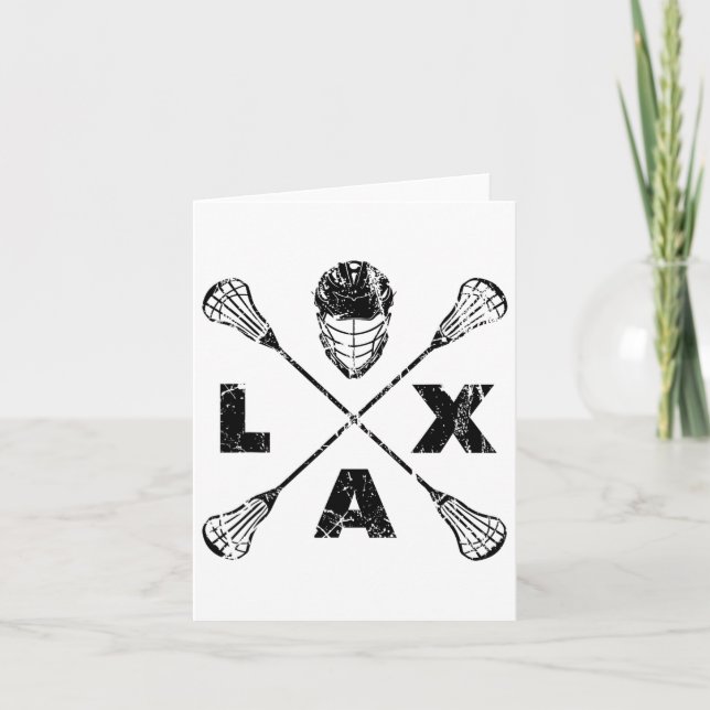 Carte Couleur noire de l'axe de croix de Lacrosse (Devant)