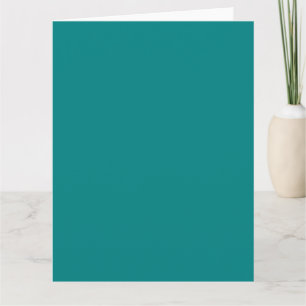 Carte Couleur solide turquoise
