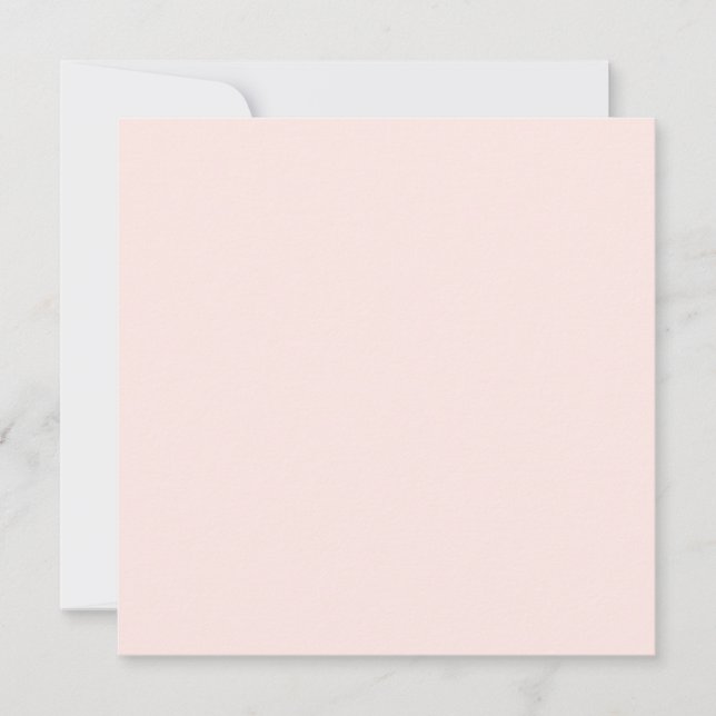 Carte Couleur Uni Pêche Pastel Doux  (Devant)