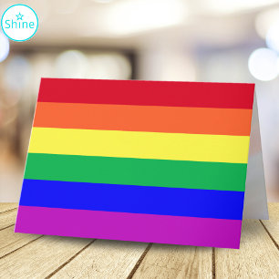 Carte Couleur vif Super Vivid Texte personnalisé drapeau