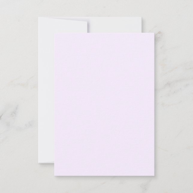 Carte Couleur violette Rose pâle blanc pastel blanc clai (Devant)
