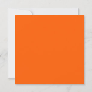 Carte Couleur vive Vrai Orange